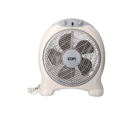 Ventilador EDM Box Fan Blanco Aspas 45W 33951