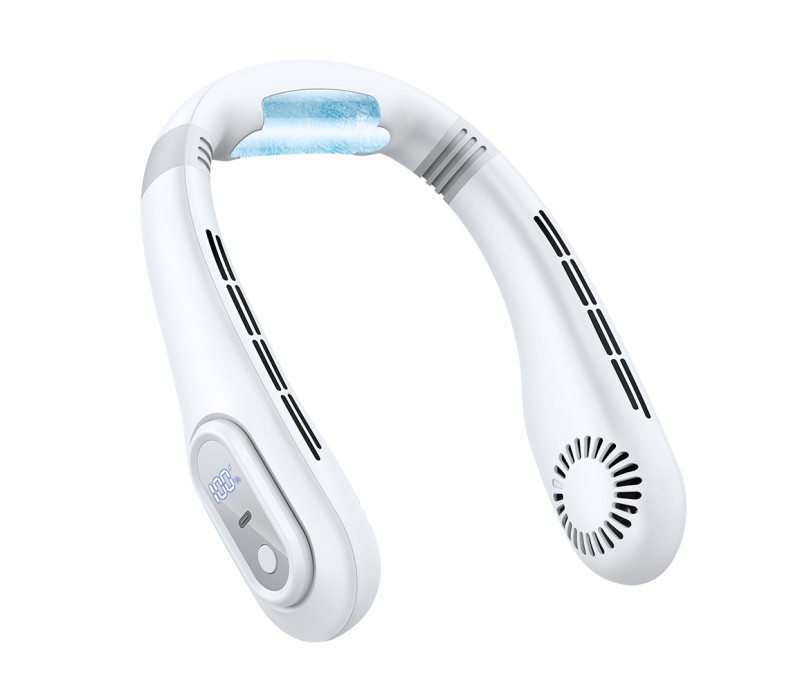 Ventilador de Cuello Huracan Fulmo Recargable USB 07264 Blanco