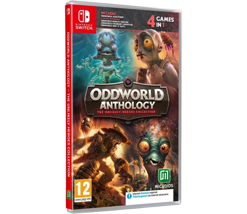 Juego Switch Oddworld Anthology - The Unlikely Heroes Collection