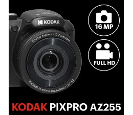 Camara Compacta Kodak AZ255 Digital - Negra