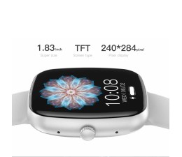 Smartwatch Cool Border ( Llamadas, Salud, Deporte) - Silicona Gris