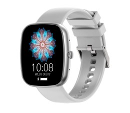 Smartwatch Cool Border ( Llamadas, Salud, Deporte) - Silicona Gris
