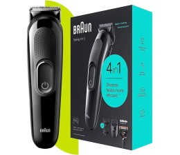 Cortapelos Barbero Braun BeardTrimmer SK3300 + Cuchilla Gillete Fusion
