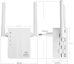 Repetidor Wifi Phoenix PHW-R610U 300Mbps - Blanco