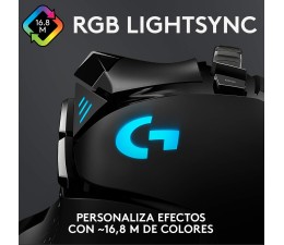 Raton Gaming Logitech G502 Hero Optico USB - Negro