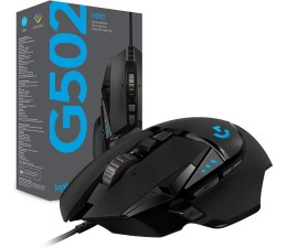 Raton Gaming Logitech G502 Hero Optico USB - Negro
