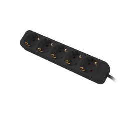Regleta Lanberg 5 Tomas Schuko 1.5m - Negro PS0-05F-0150-B