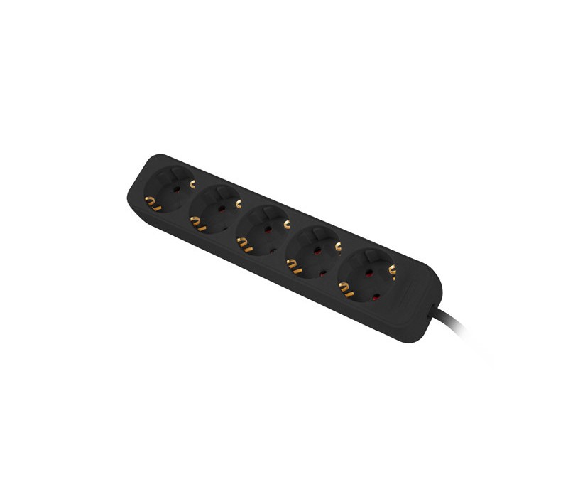 Regleta Lanberg 5 Tomas Schuko 1.5m - Negro PS0-05F-0150-B