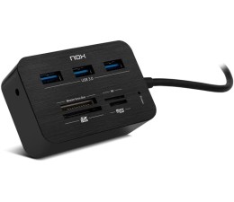 Lector de Tarjetas HUB USB Nox NXLITERDRONE 3 x USB 3.0