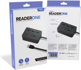 Lector de Tarjetas HUB USB Nox NXLITERDRONE 3 x USB 3.0