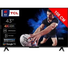 Televisor TCL 43P6K 43" UHD 4K Google TV