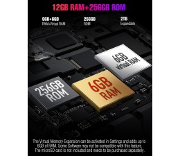 Smartphone Ulefone Armor 25T 8GB 256GB - Negro