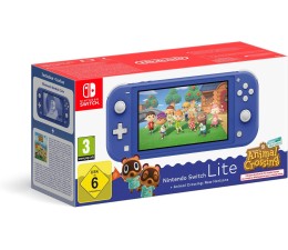 Consola Nintendo Switch Lite Azul + Animal Crossing: New Horizons