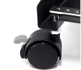 Soporte de suelo con ruedas adaptable para CPU Phoenix PH605CPU - Negro