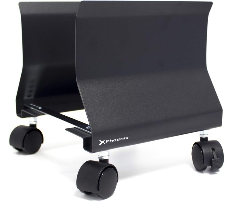 Soporte de suelo con ruedas adaptable para CPU Phoenix PH605CPU - Negro
