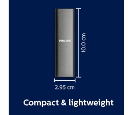 Disco Duro Externo M.2 Philips 1TB USB-C/USB3.0 540MB/s Ultra Slim - Gris