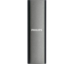 Disco Duro Externo M.2 Philips 1TB USB-C/USB3.0 540MB/s Ultra Slim - Gris