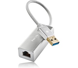 Adaptador USB 3.0 a Ethernet RJ45 1Gbps NGS HACKER 3.0