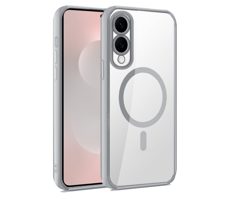Funda Cool Samsung S937 Galaxy S25 Edge Magnética Borde Plata
