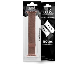 Correa Cool Apple Watch Series 1/2/3/4/5/6/7/8/9/SE (38/40/41mm) - Metal Rose Gold