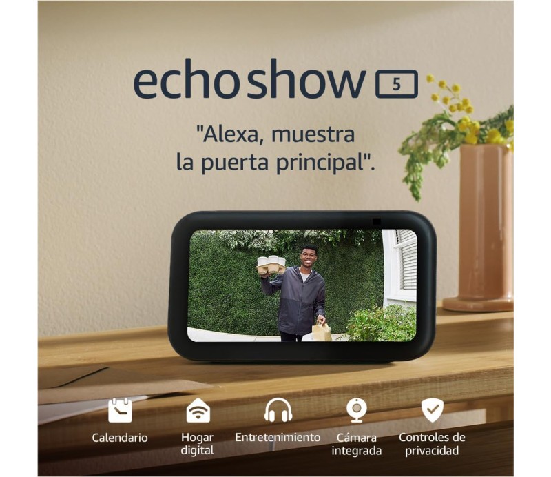 Echo Show 5 (3ª Gen) Altavoz con pantalla 5" - Antracita