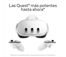Gafas VR Meta Quest 3 512GB - Blanco
