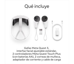 Gafas VR Meta Quest 3 512GB - Blanco