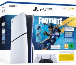 Consola PS5 Sony Playstation 5 Slim Chasis E 1TB con Lector Pack Fortnite Flowering Chaos (CD)