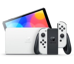 Pack Consola Nintendo Switch OLED - Joy-Cons Blanco + Juego Everybody 1-2-Switch