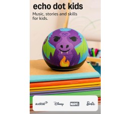 Altavoz Inteligente Amazon Echo Dot 5º Generacion - Kids Dragon