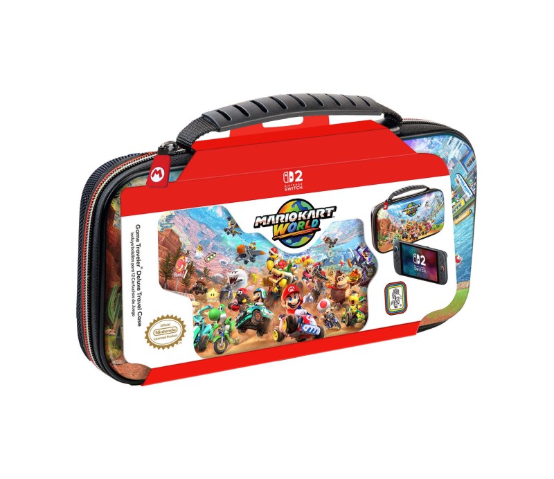 Funda Nintendo Switch 2 Game Traveller Deluxe Travel Case Mario Kart World NS212