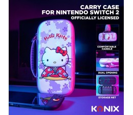 Funda Nintendo Switch 2 Hello Kitty 3D Konix