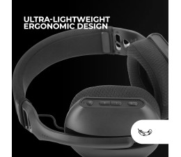 Auriculares Gaming Mars Gaming MHWPRO 7.1 BT 2.4GHz Jack 3.5mm - Negro