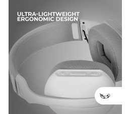 Auriculares Gaming Mars Gaming MHWPRO 7.1 BT 2.4GHz Jack 3.5mm - Blanco