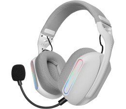 Auriculares Gaming Mars Gaming MHWPRO 7.1 BT 2.4GHz Jack 3.5mm - Blanco