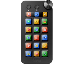 Control Deck Mars Gaming MSDNEO 15 Teclas LCD Pantalla Extendida Rueda de Control - Negro