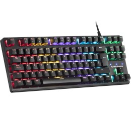 Teclado Mecanico Compacto TKL Mars Gaming MKXTKL Switch Rojo Outemu SQ Iluminacion RGB