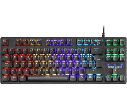 Teclado Mecanico Compacto TKL Mars Gaming MKXTKL Switch Rojo Outemu SQ Iluminacion RGB