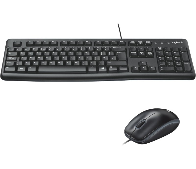 Teclado + Raton Logitech MK120 Cable USB