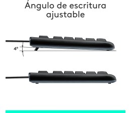 Teclado + Raton Logitech MK120 Cable USB