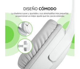 Auriculares para niños Belkin Soundform Mini Kids AUD002BTWH - Blanco