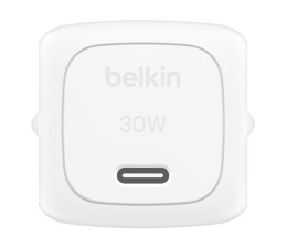 Cargador Original Belkin WCA008KQWH Boost Charge USB-C 30 W - Blanco