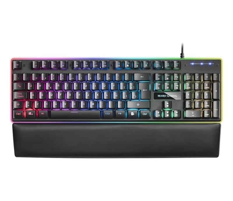 Teclado Mars Gaming MK320 Mechanical Red Iluminacion RGB