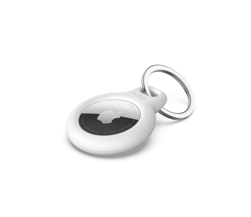 Llavero Protector Belkin F8W973BTWHT para Apple AirTag - Blanco