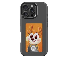 Funda con Pantalla Tinta Electronica NFC para iPhone 16 - Negro