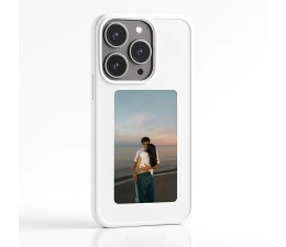 Funda con Pantalla Tinta Electronica NFC para iPhone 15 - Blanco