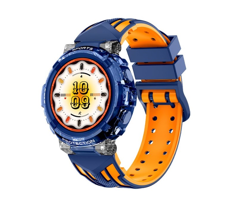 Smartwatch Cool Clever ( Llamadas, Salud, Deporte) - Silicona Azul