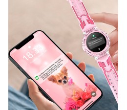 Smartwatch Cool Clever ( Llamadas, Salud, Deporte) - Silicona Rosa