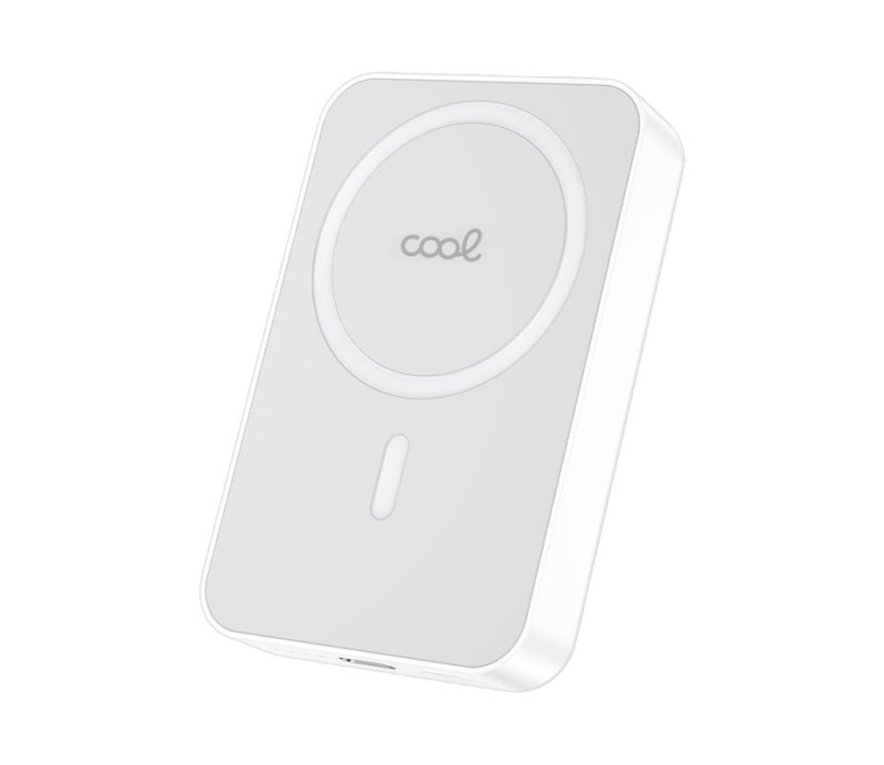 Bateria Externa Universal Magnetica Power Bank Qi 10000mAh COOL - Blanco