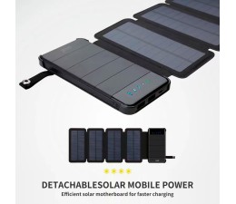 Bateria Externa Universal Power Bank 10000mAh 4 Paneles Solares Cool